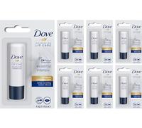 Bálsamo labial | Dove Nourishing Lipcare 4,8g | Essential Intensiv | Protector Labial | PAQUETE DE 6