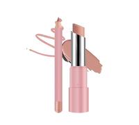 Bálsamo labial Genli, bálsamo de aceite Genli Lifter Glaze, labial mate resistente al agua de larga duración, delineador de labios dos en uno, brillo hidratante de 24 horas (06#)