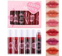 Bálsamo Labial Glaseado | Roll On Hidratante 6X Barra De Labios Líquida | Labial Suavizante Portátil Para Novia, Hija, Esposa, Amiga O Hermana