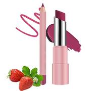 Bálsamo Labial Gota de Agua Rosa, Set de Labiales Hidratantes de Larga Duración y Resistente al Agua