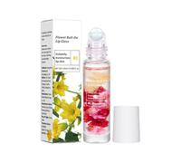 Bálsamo labial hidratante, bálsamo labial de volumen, brillo labial antiadherente de larga duración, bálsamo labial transparente, incoloro e hidratante, 5,9 ml (amarillo, talla única)