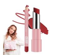 Bálsamo Labial Hidratante | Delineador de Labios de Tinte Impermeable,Barra de Labios Nutritiva Mate con Efecto Relleno No Pegajosa para Mujeres Jóvenes en Invierno Clima Frío Reparación