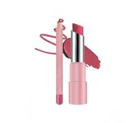 Bálsamo Labial Hidratante Glaze, Set 2 en 1 de Bálsamo de Aceite Resistente al Agua y de Larga Duración, Brillo Antiadherente, Suaviza las Líneas de Labios para Niñas y Mujeres