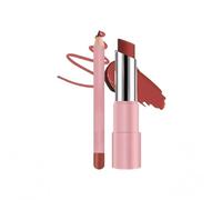 Bálsamo Labial Hidratante Glaze, Set 2 en 1 de Bálsamo de Aceite Resistente al Agua y de Larga Duración, Brillo Antiadherente, Suaviza las Líneas de Labios para Niñas y Mujeres