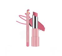 Bálsamo Labial Hidratante Glaze, Set 2 en 1 de Bálsamo de Aceite Resistente al Agua y de Larga Duración, Brillo Antiadherente, Suaviza las Líneas de Labios para Niñas y Mujeres