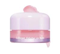 Bálsamo labial hidratante: tratamiento labial con colágeno, mascarilla labial voluminizadora | Bálsamo hidratante reparador de labios natural de textura, cuidado refrescante de los labios para e