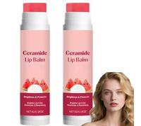 Bálsamo labial teñido de niacinamida de sandía, bálsamo labial teñido de sandía, bálsamo labial hidratante, para hidratar y cuidar los labios, ligero y no graso. (2 unidades)