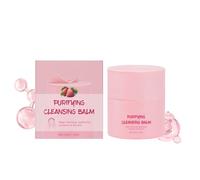 Bálsamo Limpiador de Fresa - Desmaquillante suave para piel sensible, con vitamina E para una limpieza profunda y nutrición, 50 g