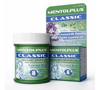 Bálsamo Mentolado 65g con Eucalipto y Tomillo - Alivio Respiratorio y Muscular - Efecto Refrescante - Uso Tópico - MENTOLPLUS