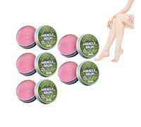 Bálsamo Milagroso Orgánico - Crema Terapéutica - Bálsamo Milagroso para Piernas Hinchadas - Crema Calmante para Articulaciones de Piernas, Espalda y Pies, Elaborada con Ingredientes (5 Cajas)