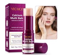 Bálsamo Multi Calcio, Bálsamo Multi-Stick de Volumen de Calcio, Stick Core de Arrugas, Reparación Intensiva de Colágeno y Crema Hidratante, Anti-Edad, Hidratante, Firmeza de la Piel para Ojos, Cuello