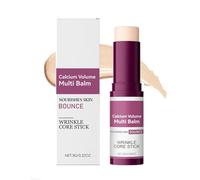 Bálsamo Multi Calcio Nuevo 2026 Fórmula de Colágeno con Almendra y Vitamina E Hidratante y Humectante para el Cuidado de la Piel del Rostro, Ojos y Cuello (1Piezas)