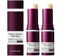Bálsamo Multi Volumen de Calcio, Barra Hidratante para el Cuidado de la Piel, Reafirmante de Arrugas, Mejora la elasticidad de la piel, Reduce líneas de expresión, Para ojos, cuello y rostro