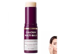 Bálsamo multiusos de calcio en barra, reafirmante y antiedad, hidratante, para el cuidado de la piel, tratamiento antiarrugas, fórmula suave, apto para ojos, rostro y cuello. (1Piezas)