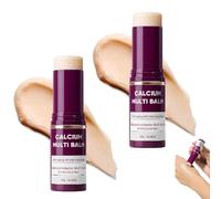 BáLsamo Multiusos De Calcio,Palillo multi bálsamo de volumen de calcio,Barra Hidratante De ColáGeno,Crema Reparadora e Hidratante Intensiva para Labios,Apto Para Ojos,Cuello Y Rostro (2 piezas, 9g)