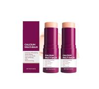 Bálsamo Multiusos, Stick Antiarrugas, Bálsamo Multiusos con Calcio, Antiedad, Hidratante, Rico en Almendra y Vitamina E para Bálsamo Labial, Crema para el Contorno de Ojos, Cuello (2)