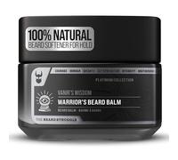 Bálsamo para barba The Beard Struggle Warrior - Colección Platinum, Vanir's Wisdom - Fórmula no grasosa de baja fijación, lujosas fragancias de grado colonia 100% naturales (50 g)