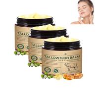 Bálsamo para la piel de sebo, aceite de ricino y aceite esencial de incienso, crema hidratante de sebo para cuerpo y cara, nutritiva profundamente, crema hidratante corporal para piel seca y sensible