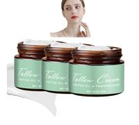 Bálsamo para la piel de sebo bovino alimentado con hierba, crema de sebo con extracto de incienso y aceite de ricino, bálsamo de sebo y miel - Crema hidratante natural para cara, cuerpo y piel seca (3