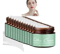 Bálsamo para la piel de sebo bovino alimentado con hierba, crema de sebo con extracto de incienso y aceite de ricino, bálsamo de sebo y miel - Crema hidratante natural para cara, cuerpo y piel seca