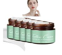 Bálsamo para la piel de sebo bovino alimentado con hierba, crema de sebo con extracto de incienso y aceite de ricino, bálsamo de sebo y miel, crema hidratante natural para cara, cuerpo y piel seca (5