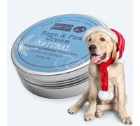 Bálsamo para Patas y Nariz de Perro 100% Natural | Bálsamo para Patas para Perros | Bálsamo para Patas de Perro hidrata, acondiciona y Alivia Las Almohadillas secas y agrietadas (60 ML)