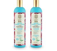 Bálsamo para todo Tipo de Cabello con Schizandra, Ginseng y Biotina Natura Siberica 400 ml (Paquete de 2)