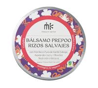 Bálsamo Prepoo Rizos Salvajes - Nutrición Intensiva Prelavado | Manteca de Karité, Aceites Coco, Oliva y Romero - Libre de Sulfatos (Minitalla 30ml, Manteca Karité 30ml)