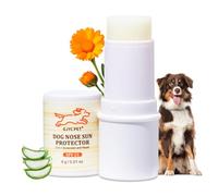 Bálsamo protector solar para nariz para perros con SPF25 - Manteca de karité y fórmula de aceite de coco - Protección y cuidado de la nariz seca o agrietada - Apto para todas las razas de perros