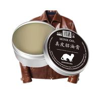 Bálsamo Recolorante De Piel - Crema Pulidora De Piel Con Aceite De Visón | Kit De Reparación De La Piel | Herramienta De Piel Con Ingredientes Naturales Para Ropa, Sillines, Zapatos,
