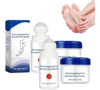 Bálsamo Reparador Nutritivo Anti-grietas Para Pies, Crema Reparadora Para Talones Agrietados, Crema Hidratante Y Anti-grietas Para Pies, Elimina La Piel Muerta Y Suaviza La Piel Seca (2set)