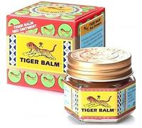 Tiger Balm Rojo - Bálsamo Original para Masajes con Efecto Calor, Alivio Muscular y Articular, Fórmula Tradicional con Canela, Clavo, Mentol y Alcanfor - 19 g