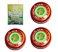 Bálsamo vietnamita 4 g cada uno - Paquete de 3 - Golden Star - Frío