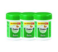 Bálsamo Zandu de 25 g, paquete de 3