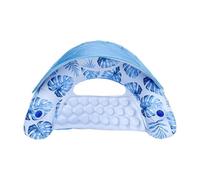 Balsas de piscina para adultos - Balsas inflables para piscinas, silla solar flotante, toldo, portavasos, fondo de malla, respaldo, tela refrescante | River Swimming Lake Party Outdoor Summer Games
