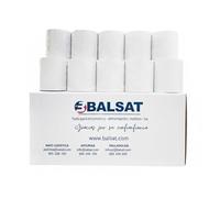 BALSAT 50 Rollos de Papel Térmico 57 x 40 mm | Para Impresora de Tickets | Papel de Impresora Térmica, Tpv Comercio, Caja Registradora | Rollo de Papel para Papel Datáfono de Calidad, Sin BPA