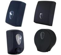 BALSAT Dispensadores de Papel higienico, Toallas y jabon industriales. con diseño Elegante. Negros Dispensadores hosteleria (Papel Higienico)