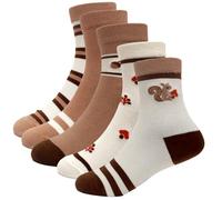 Balseti Calcetines para Niños y Niñas. 80% Algodón. Calcetines con Estampados Divertidos y Originales. Packs de 6 Pares para Uso Diario. Tallas entre 22-36 (FR/ES, Números, 32, 36, Regular, 3)