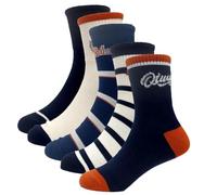 Balseti Calcetines para Niños y Niñas. 80% Algodón. Calcetines con Estampados Divertidos y Originales. Packs de 6 Pares para Uso Diario. Tallas entre 22-36 (FR/ES, Números, 32, 36, Regular, 4)