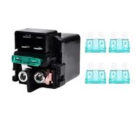 BALTDJL Relé solenoide de Arranque eléctrico de Motocicleta de 12 V, Interruptor de Encendido y Fusible Compatible con CBR1000, CBR1000RR, CBR1000F, CBR 1000 RR y CBR1100XX. Interruptor de Llave
