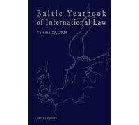 Baltic Yearbook of International Law, 2024
