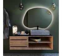 Baltica Design Bright Stain II espejo 80x57 cm con iluminación 5904107914657