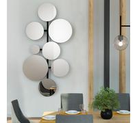 Baltica Design Molecua espejo 60x110 cm circular negro 5904107904573