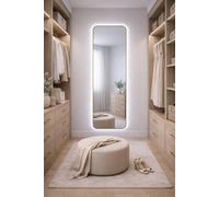 Baltica Design Stone Aura espejo 50x155 cm con iluminación oro 5904107932903