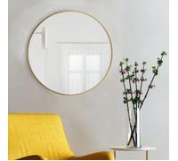 Baltica Design Tiny Border Round espejo 80x80 cm circular dorado 5904107904474
