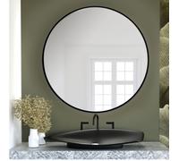Baltica Design Tiny Border Round espejo 80x80 cm circular negro 5904107904450