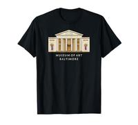 Baltimore, Dibujo a Mano Museo de Arte de Baltimore Maryland Camiseta