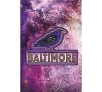 Baltimore Football: Journal Notebook for Women & Men, 120 Pages, Wide Ruled Paperback Notebook for Work & Note Taking, Journals for Writing, (6"x9")