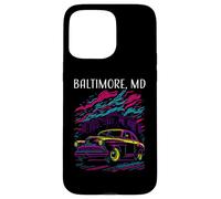 Baltimore Maryland - Coche clásico, Estilo Retro, diseño Industrial Carcasa para iPhone 15 Pro MAX
