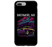 Baltimore Maryland - Coche clásico, Estilo Retro, diseño Industrial Carcasa para iPhone 7 Plus/8 Plus